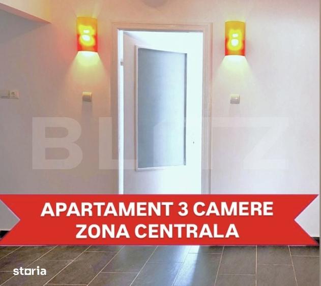 Apartament cu 3 camere decomandat în Tipografilor
