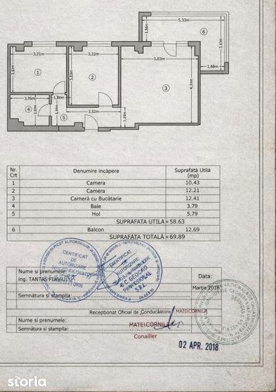 Apartament cu 3 camere decomandat, mobilat în Chiajna