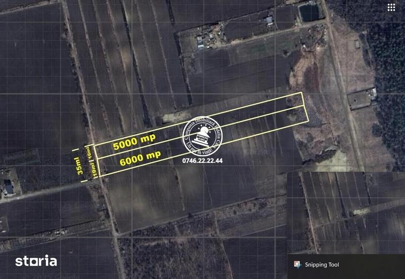 Teren de 11000 mp, în Miroslava
