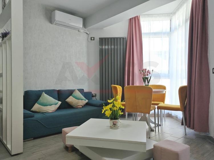 Garsonieră decomandată, mobilată în Mamaia-Sat