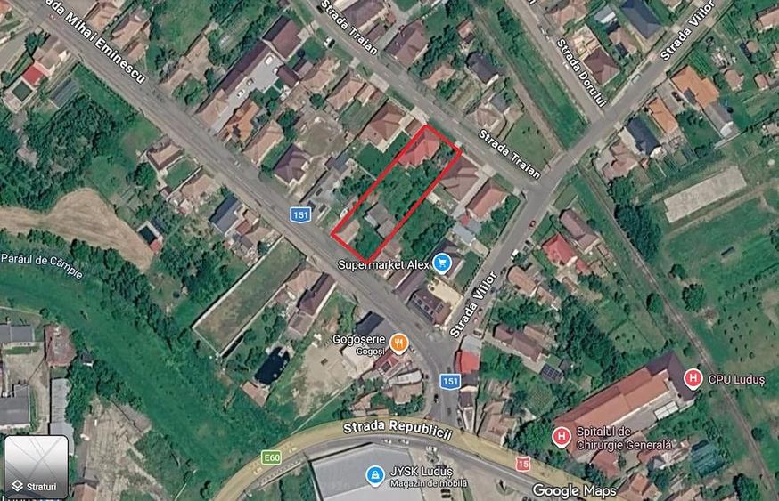 Casă cu 3 camere cu Teren 1500 Mp în Central