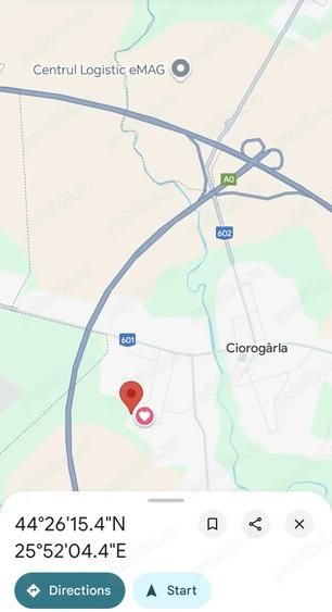 Teren de 500 mp, în Ciorogârla