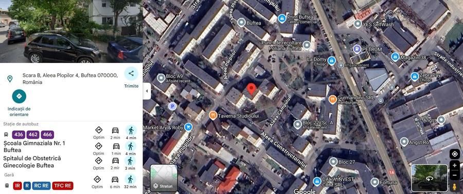 Apartament cu 2 camere decomandat în Buciumeni