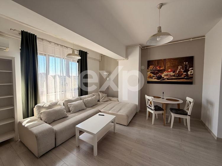 Apartament cu 2 camere semidecomandat, mobilat în P-ța Alba Iulia
