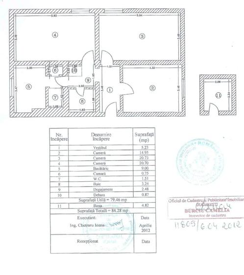 3 camere, Vatra Luminoasa, nemobilat, Comision 0%