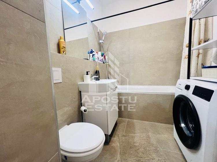 Apartament cu 2 camere semidecomandat, mobilat în Torontalului
