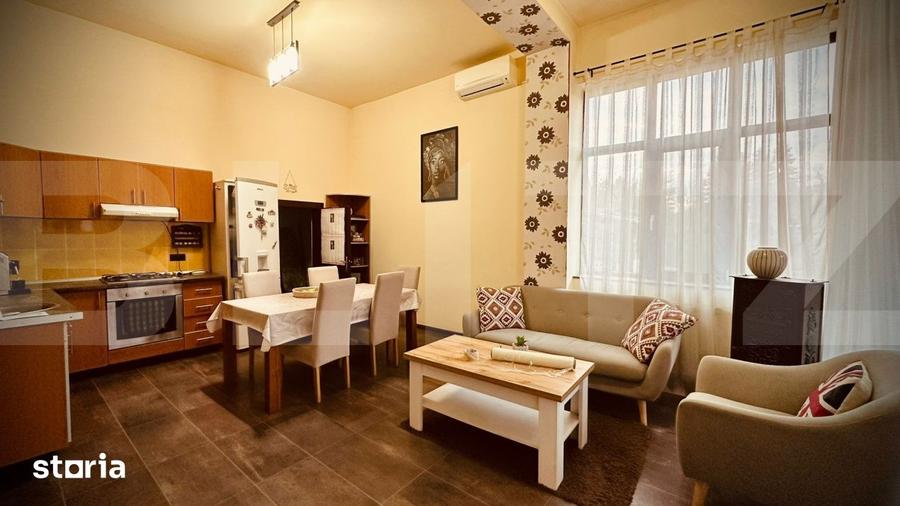 Casă cu 5 camere cu Teren 1000 Mp în Central