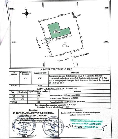 Casă cu 5 camere cu Canalizare în Central