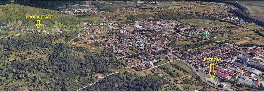 Casă cu 2 camere cu Teren 1008 Mp în Bujoreni