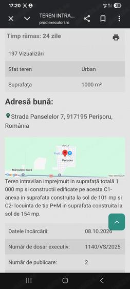 Casă cu Teren 1000 Mp în Perișoru