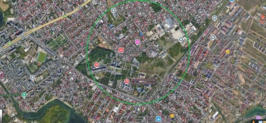 Teren Construcții intravilan de 2500 mp, în Fundeni