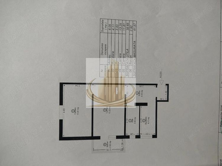 Apartament cu 2 camere semidecomandat, mobilat în Șagului