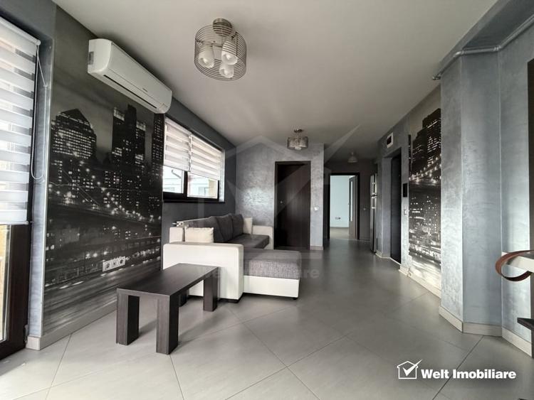 Apartament cu 3 camere semidecomandat, mobilat în Între Lacuri
