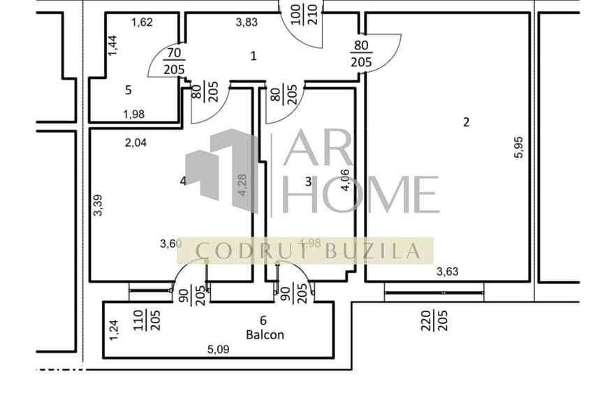 Apartament cu 2 camere în Albert