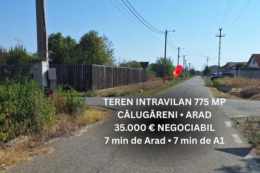 Teren de 775 mp, în Călugăreni
