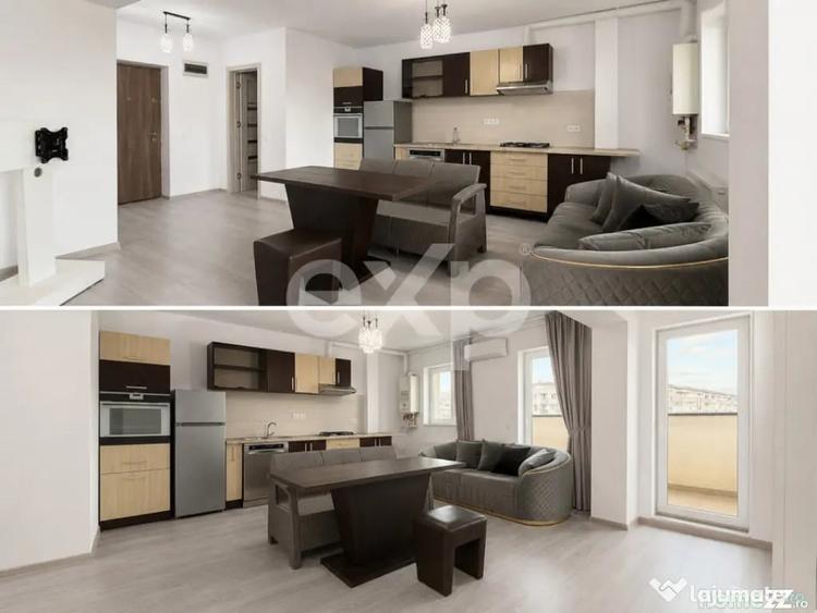 Apartament cu 2 camere semidecomandat în Titan
