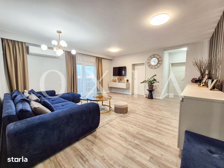 Apartament cu 4 camere semidecomandat, mobilat în Chișoda