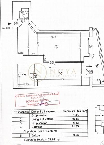 Apartament cu 2 camere în Pipera