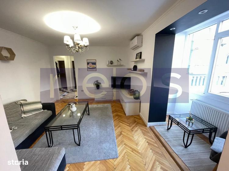 Apartament cu 2 camere semidecomandat, mobilat în Romană