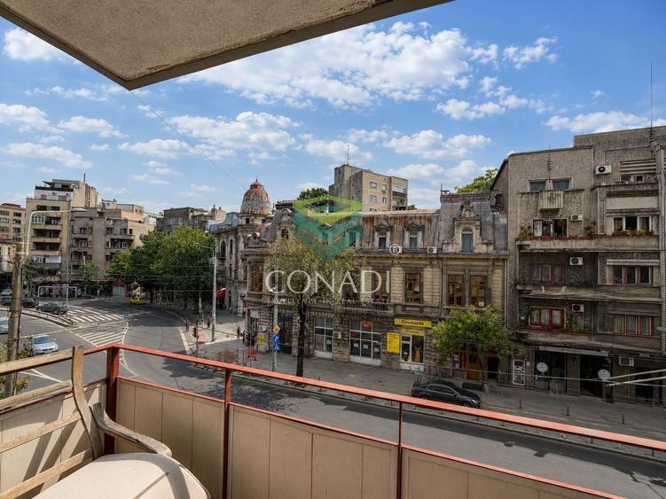 Apartament cu 3 camere semidecomandat în Cișmigiu
