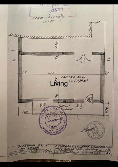Casă individuală cu 3 camere cu Teren 400 Mp în Central