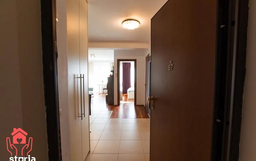 Apartament cu 2 camere semidecomandat, mobilat în Băneasa