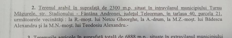 Teren de 2300 mp, în Central