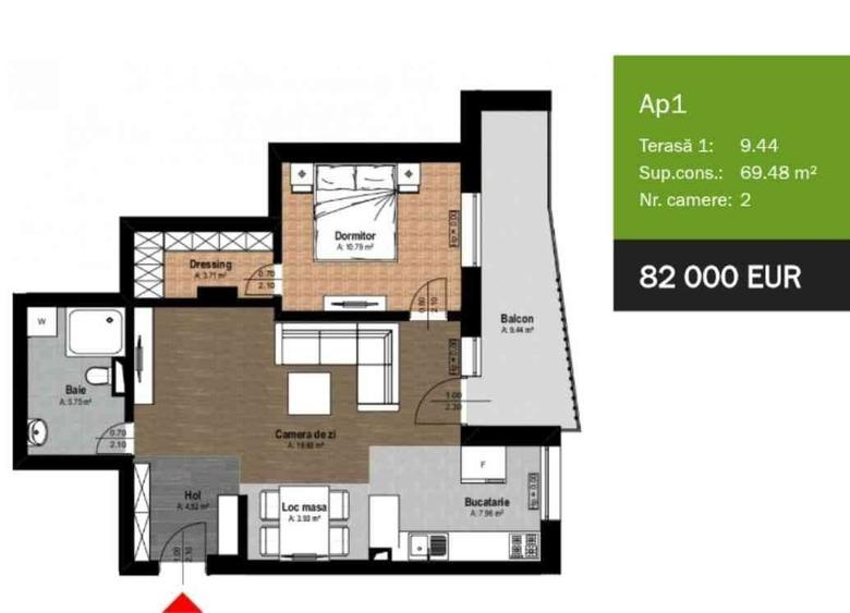 Apartament nou in Baile Felix cel mai bun pret - 6