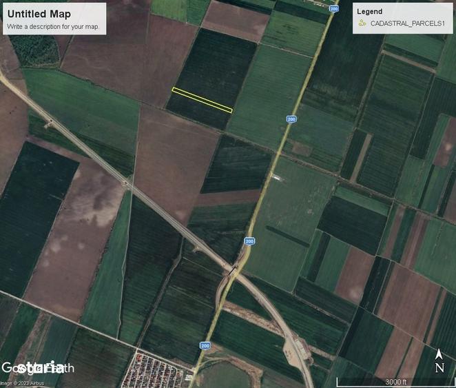 Teren de 17000 mp, în Ștefăneștii de Jos