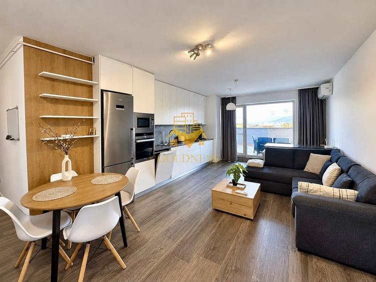 Apartament cu 2 camere semidecomandat în Central