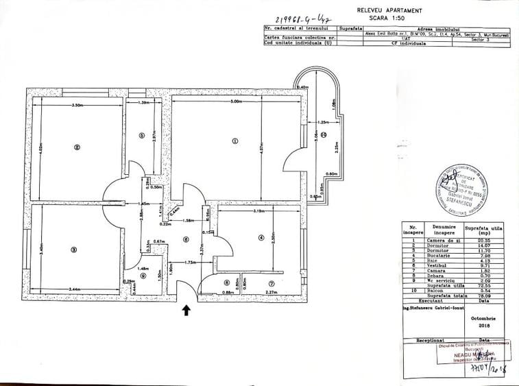 Apartament cu 3 camere decomandat, mobilat în Unirii