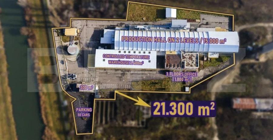 Spațiu industrial, de 15,533 mp, în Freidorf