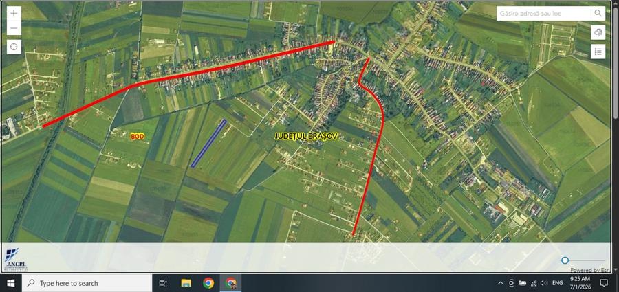 Teren agricol extravilan de 5000 mp, în Bod