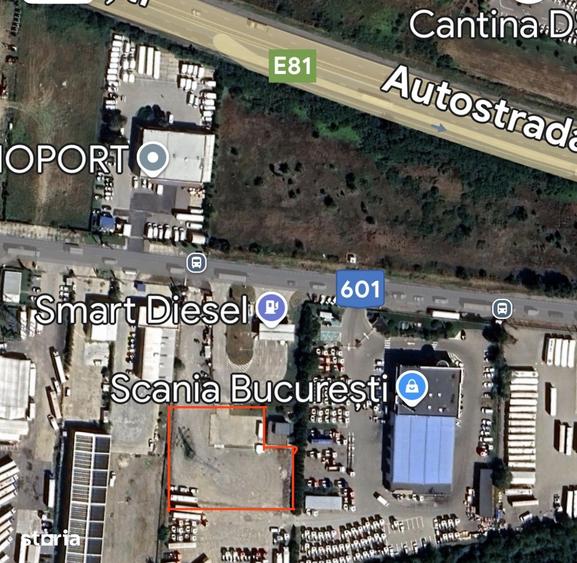 Platforma betonata 2.500 mp de inchiriat Autostrada A1, km 14 - 1