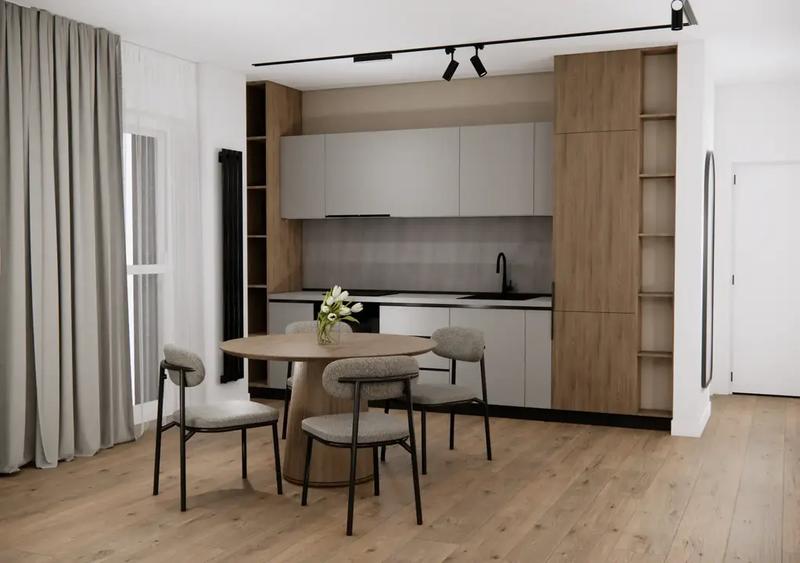 Apartament cu 2 camere semidecomandat, mobilat în Voluntari