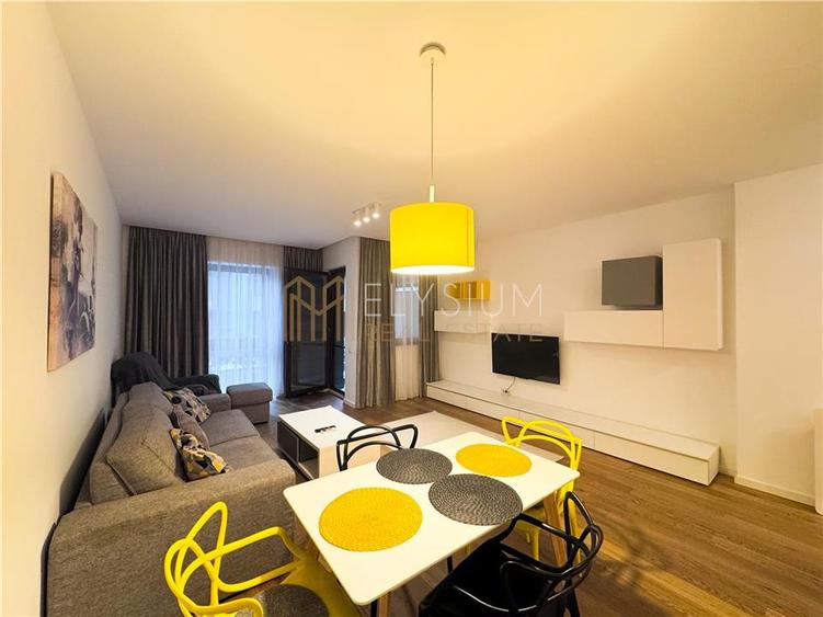 Apartament cu 2 camere semidecomandat, mobilat în Herăstrău