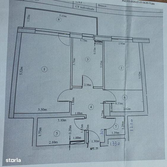 Apartament cu 2 camere în Central