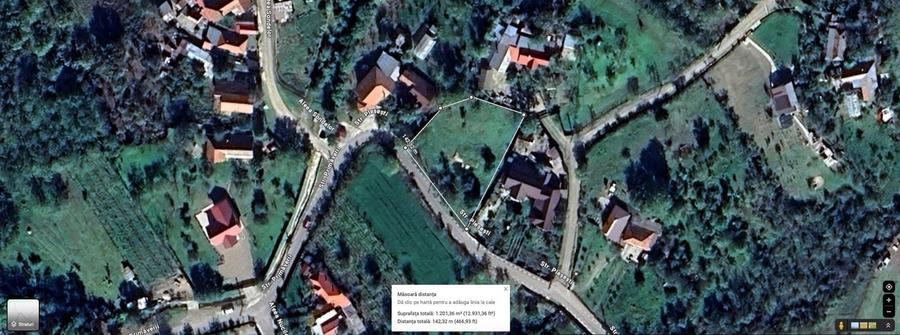 Teren de 1200 mp, în Berca
