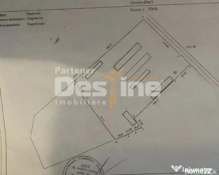 Teren de 39581 mp, în Dragomirești
