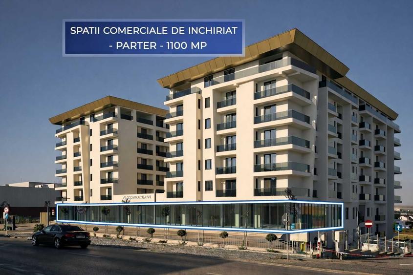 Spațiu comercial, de 1,100 mp, în Exterior Vest
