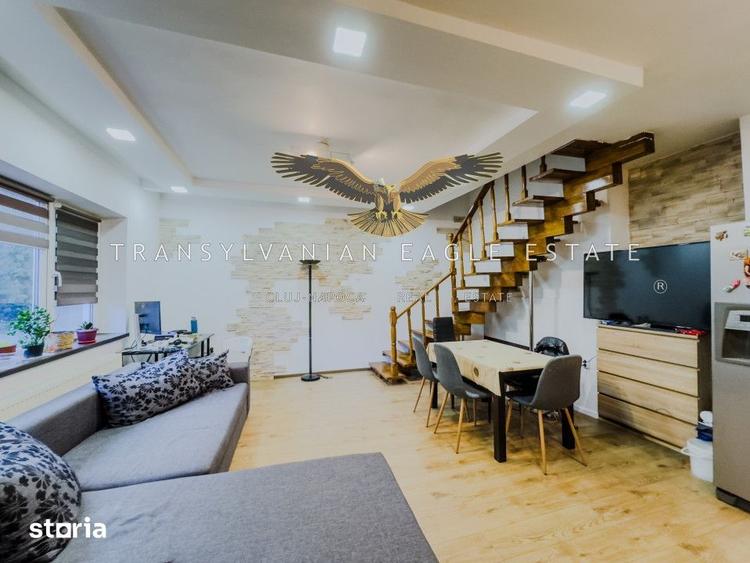 Apartament cu 2 camere semidecomandat, mobilat în Central