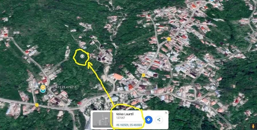 Teren de 1935 mp, în Valea