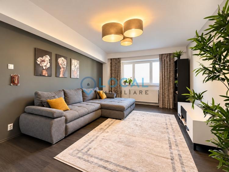 Apartament cu 3 camere decomandat, mobilat în Mărăști