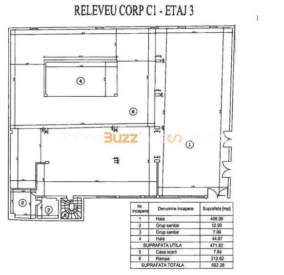 Spațiu comercial, de 3,347 mp, în Grivița
