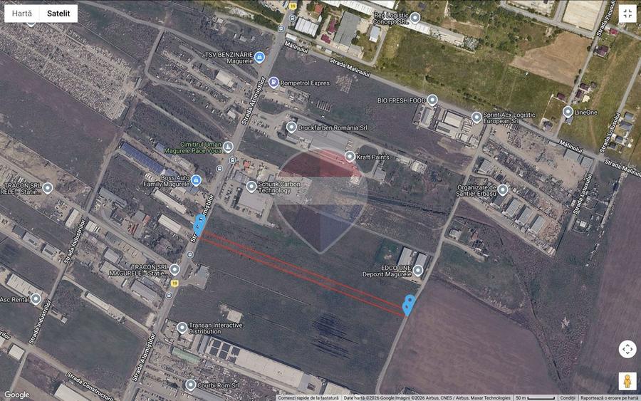 Teren Construcții intravilan de 6000 mp, în Exterior Nord