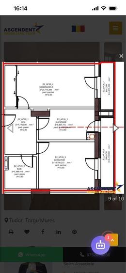 Apartament cu 2 camere decomandat în Tudor