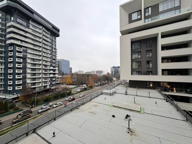 Apartament cu 2 camere semidecomandat, mobilat în Barbu Văcărescu