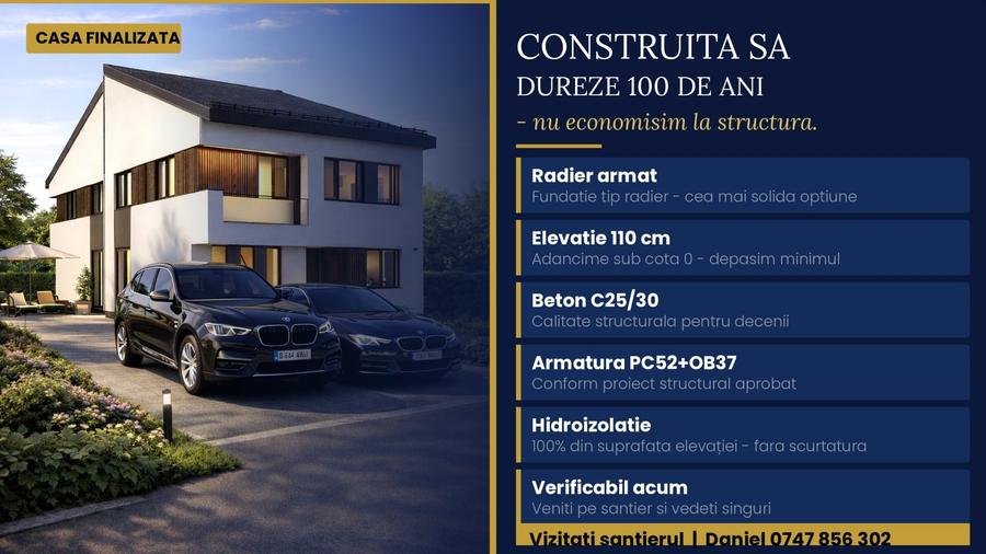 Casă individuală cu 4 camere cu Canalizare în Chiajna