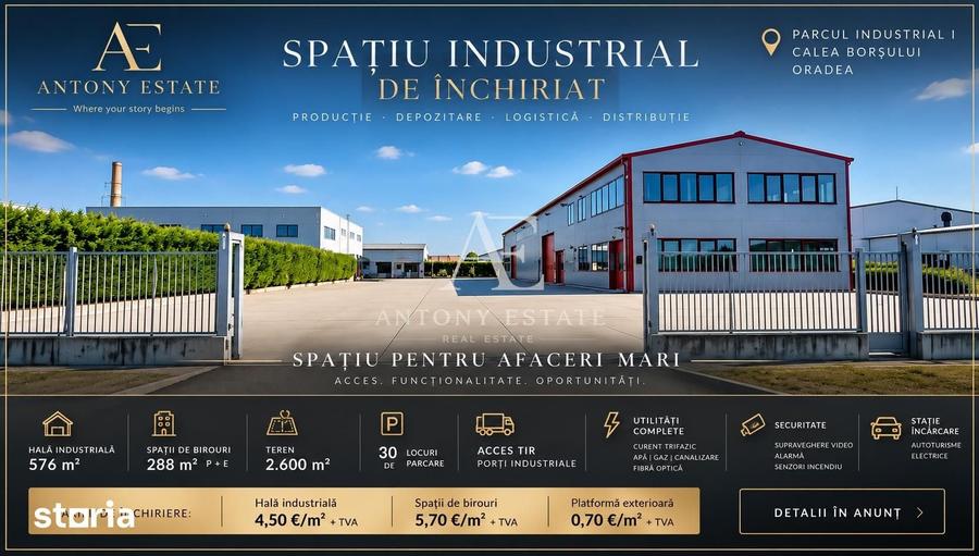 Spațiu comercial, de 591 mp, în Vest