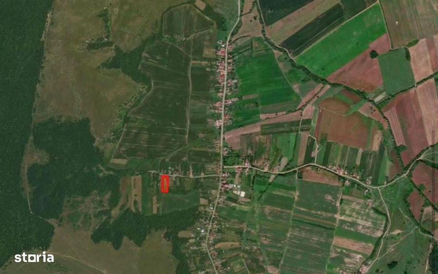 Teren de 2450 mp, în Hidiș